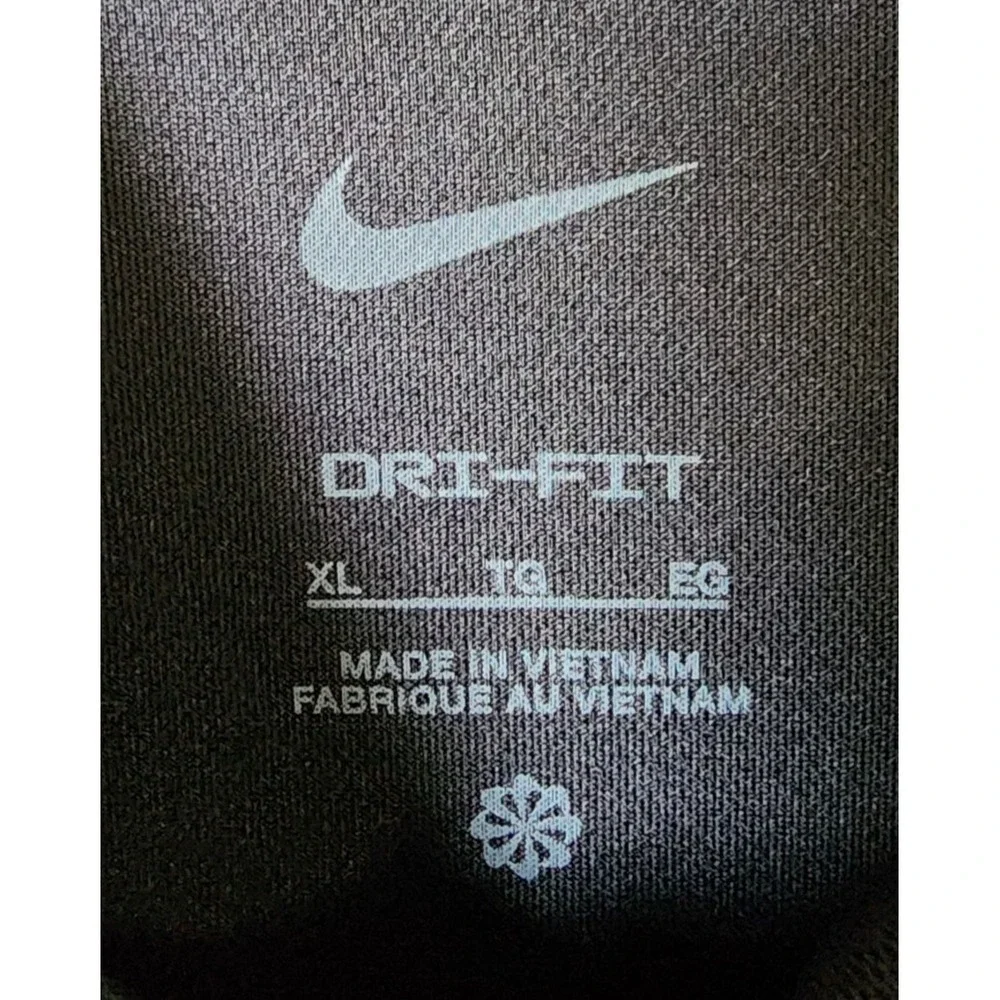 Nike Girls Size XL‎ DriFit Golf Victory Polo Shirt Polyester Black DN1967-010
